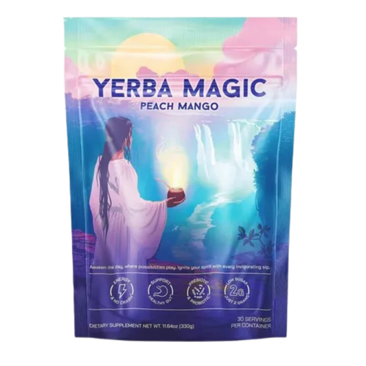 Yerba Magic: Suplemento Energético Natural - Peach Mango.